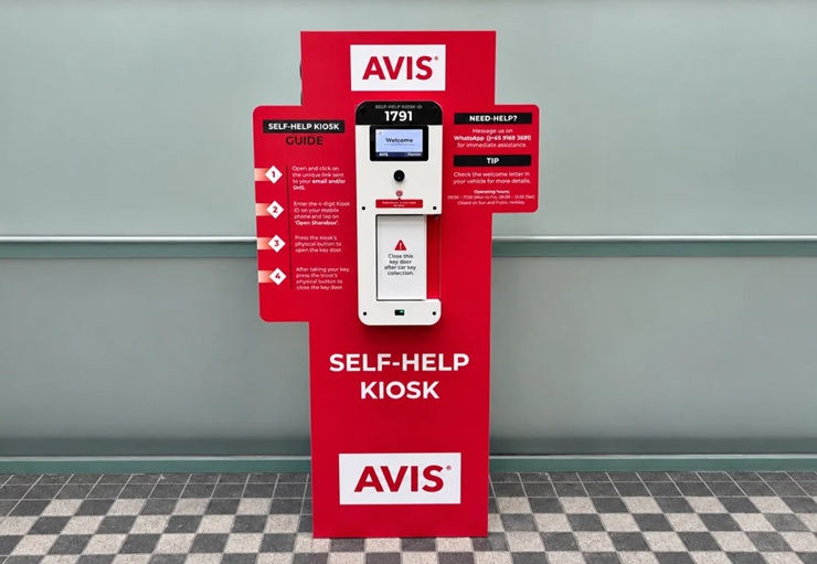 AVIS Singapore представил киоски самообслуживания для выдачи арендованных автомобилей
