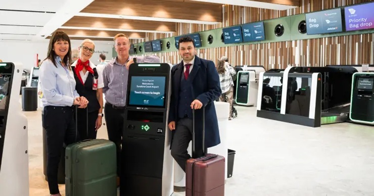 В аэропорту Саншайн-Кост открылся новый зал регистрации с передовыми технологиями самообслуживания