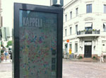 В Хельсинки установили городские интерактивные экраны