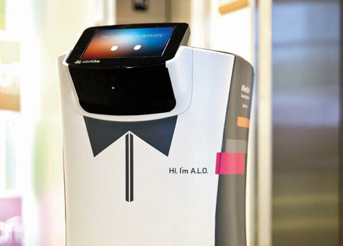 Робот-дворецкий будет обслуживать клиентов отеля Aloft в Купертино