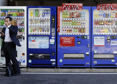 В Японии торговые автоматы будут оповещать о землетрясениях