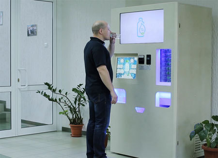 Инновационная компания «Группа А8» разработала автомат по созданию и продаже талой воды
