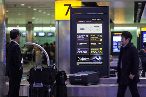 Интерактивные киоски сравнения цен для туристов установили в аэропорту Хитроу