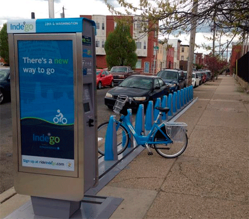 В Филадельфии запустили сеть станций автоматизированного велопроката