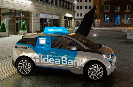 Польский Идея Банк оборудовал автомобили банкоматами и АДМ