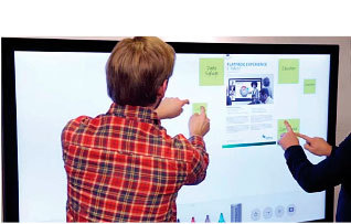 Дисплей большого формата с технологией InGlass Touch представили на выставке InfoComm 2015