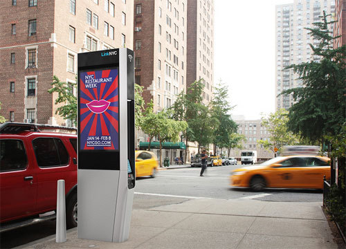 Digital signage киоски «LinkNYC» заменят таксофоны Нью-Йорка