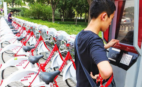 Китай лидирует по программам общественного велопроката