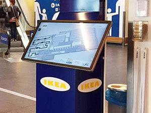 IKEA установила навигационные киоски в Концепт Центре г.Дельфт