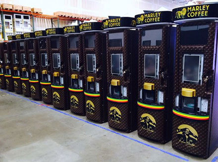 Кофе автоматы Marley Coffee расширяют свою сеть