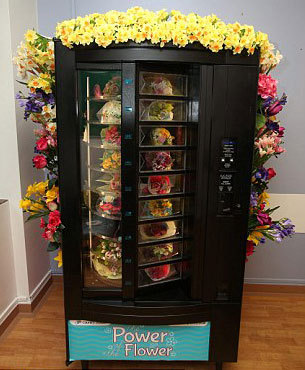 Торговый автомат по продаже искусственных цветов установили в больнице Великобритании