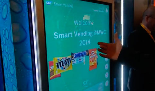Smart торговые автоматы SAP распознают лица покупателей