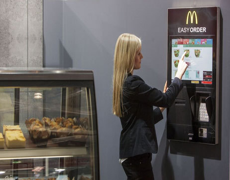 Терминал самообcлуживания Easy Order для ресторанов McDonalds