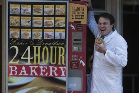 В Шотландии появился вендинговый автомат по продаже свежей выпечки