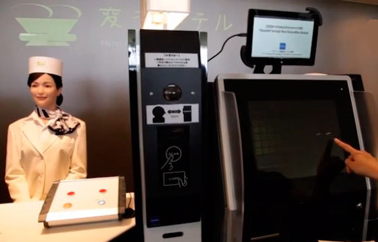 В японском отеле 50 % персонала заменили роботами