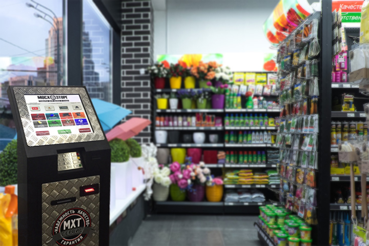 «Мосхозторг» запустил пилотный проект по установке платежных терминалов в своей сети супермаркетов 