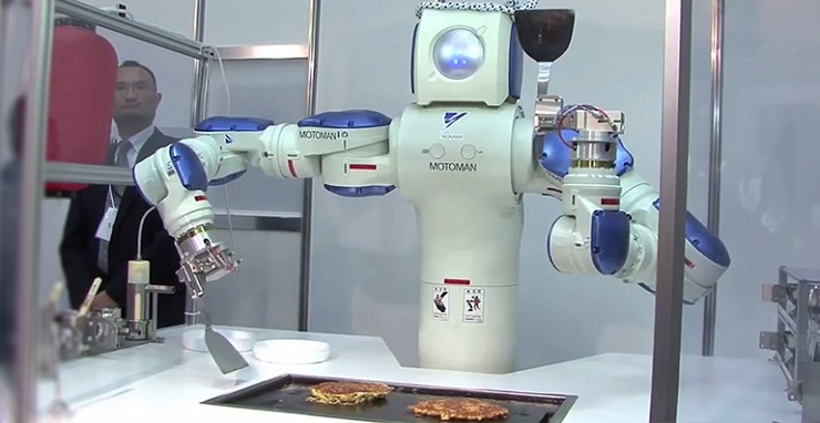 Роботы автоматизируют в будущем работу фаст-фуд ресторанов