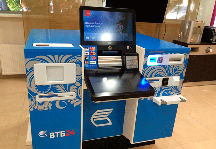 Банк ВТБ24 автоматизирует работу с помощью устройств самообслуживания