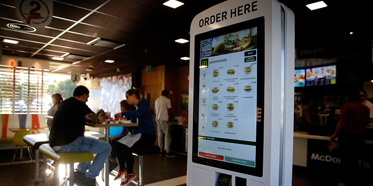Киоски самообслуживания повышают качество обслуживания клиентов ресторанов