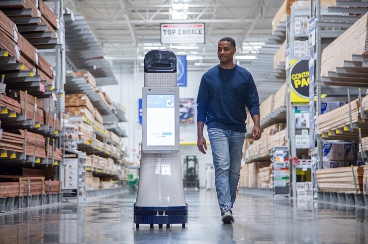 Американская розничная сеть Lowe’s запускает в своих магазинах  торговых роботов
