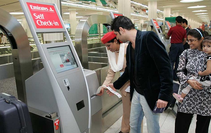 Системы самообслуживания в аэропортах предпочитает 93% пассажиров из ОАЭ