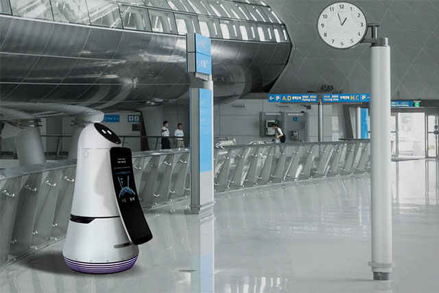 Компания LG разработала роботов консультантов для аэропортов
