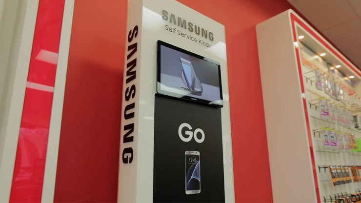 Киоски самообслуживания могут стать новым каналом продаж и рекламы для компании Samsung