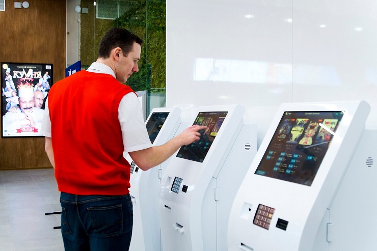 Первый лазерный 4K суперкинотеатр сети СИНЕМА ПАРК в Зеленограде оборудовали билетными терминалами 