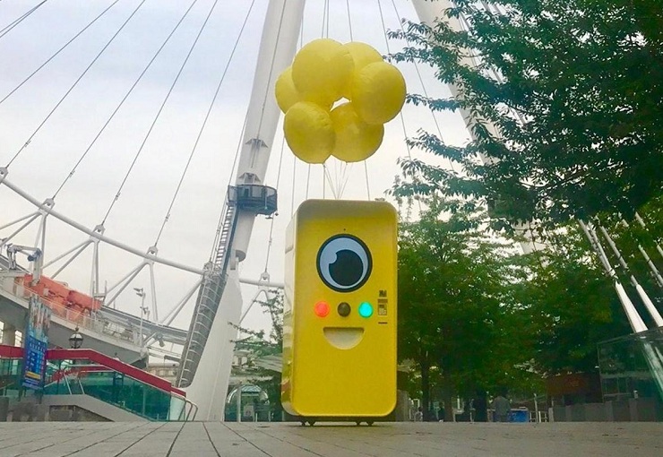 Вендинг автомат по продаже очков Snapchat Spectacles установили в Лондоне
