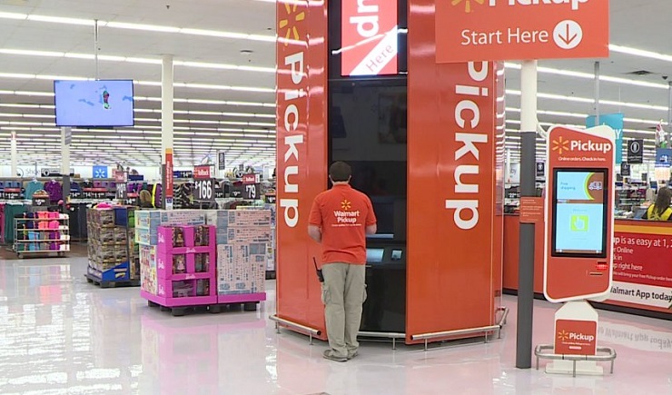 Walmart расширяет сеть автоматизированных киосков самообслуживания для выдачи онлайн заказов