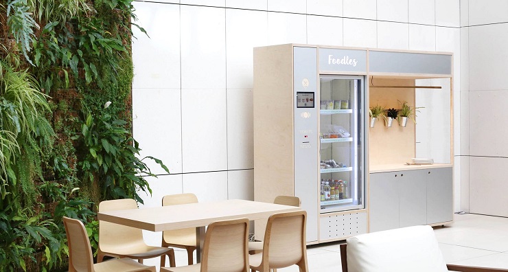 Подключенный холодильник Foodles доставит обеды прямо в офис