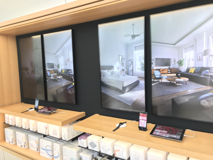 Apple устанавливает в розничных магазинах интерактивные стенды для продвижения продуктов HomeKit