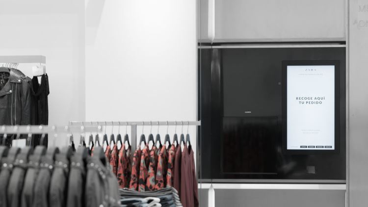 Zara представила роботизированный терминал по выдаче онлайн-заказов 