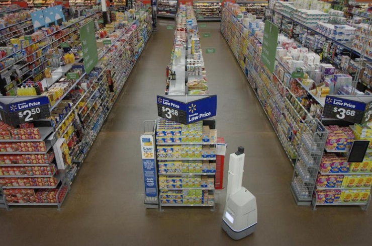 WalMart внедряет роботов-менчердайзеров