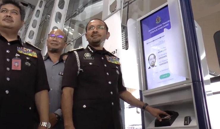 Интерактивные киоски для проверки иммиграционного статуса установили в малайзийском аэропорту KLIA