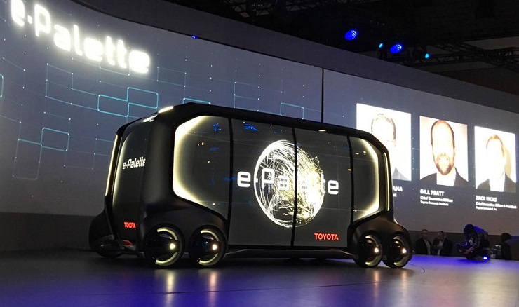 Toyota анонсировала роботизированную платформу беспилотного магазина 