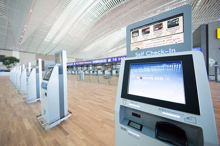 Новый терминал аэропорта Инчхон увеличил число киосков саморегистрации и автоматизированной сдачи багажа 